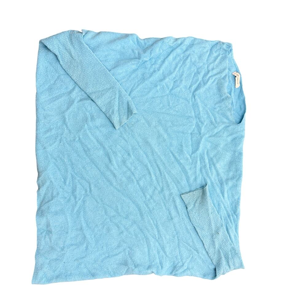 Asymmetric Draped | Glaciar Blue | Seamless Knit - Size